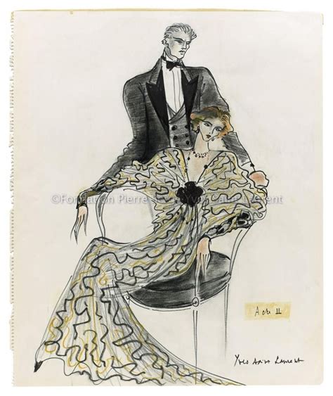 Yves Saint Laurent Yves Saint Laurent Dessin des 